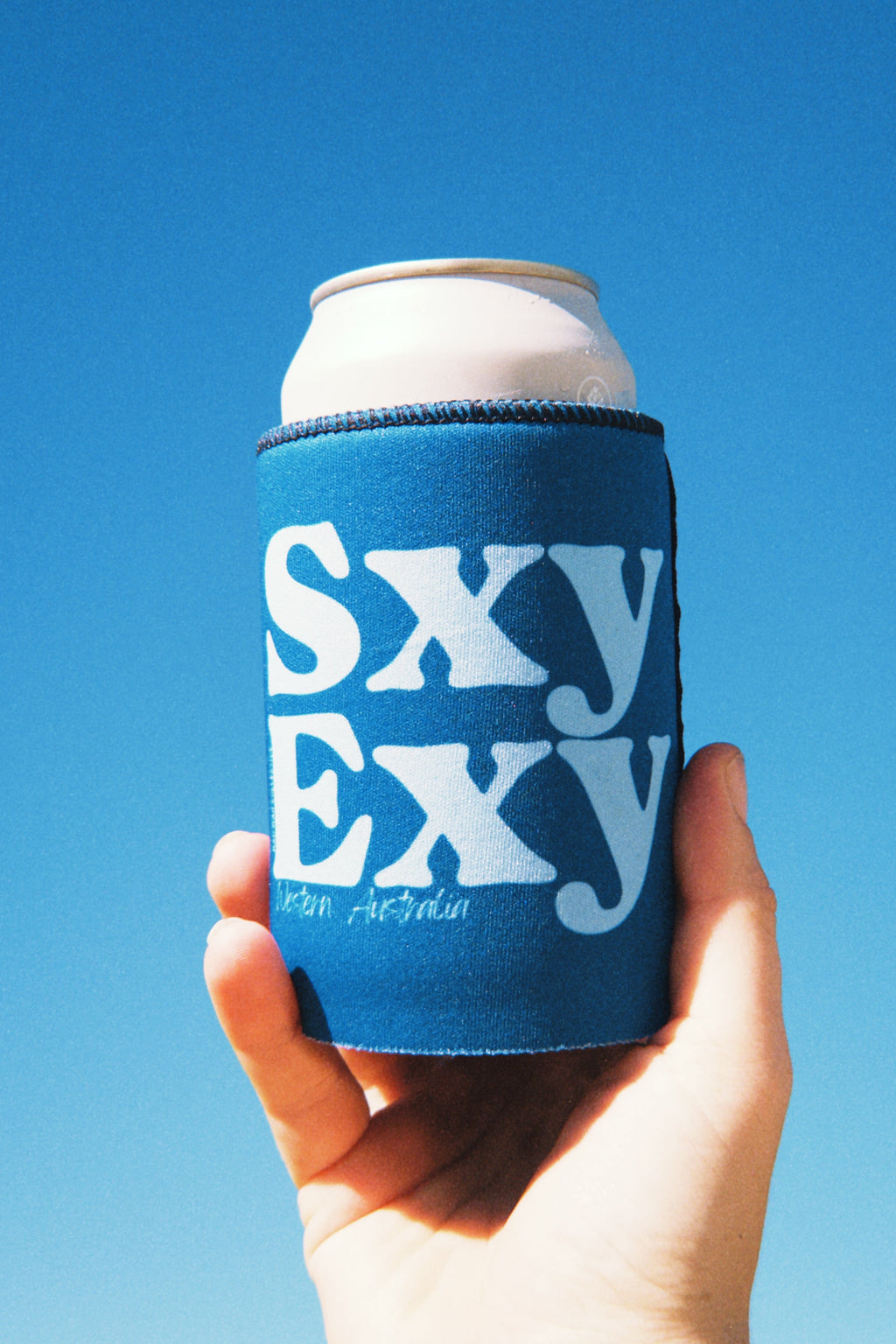 BLUE STUBBY COOLER