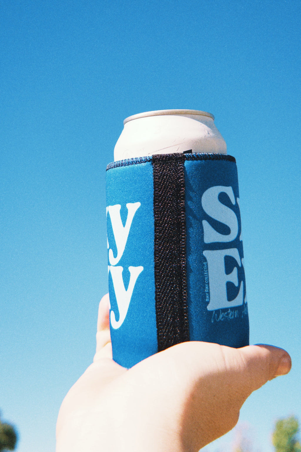 BLUE STUBBY COOLER