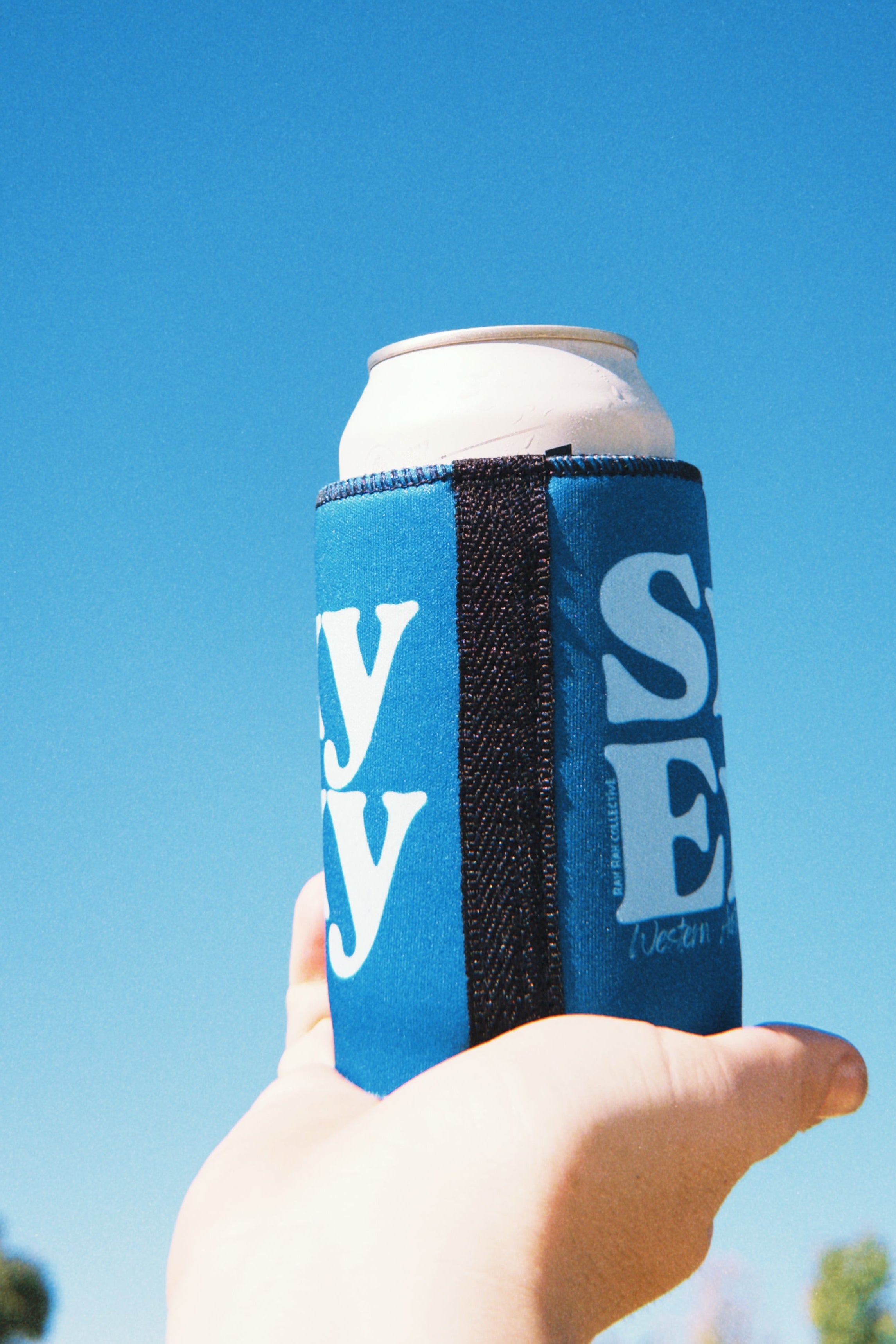 BLUE STUBBY COOLER