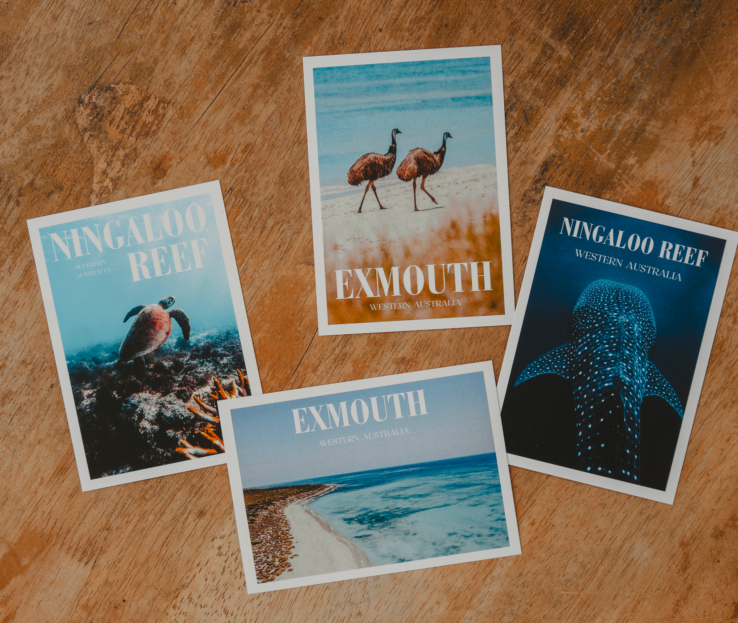 Exmouth Postcard pack of 4