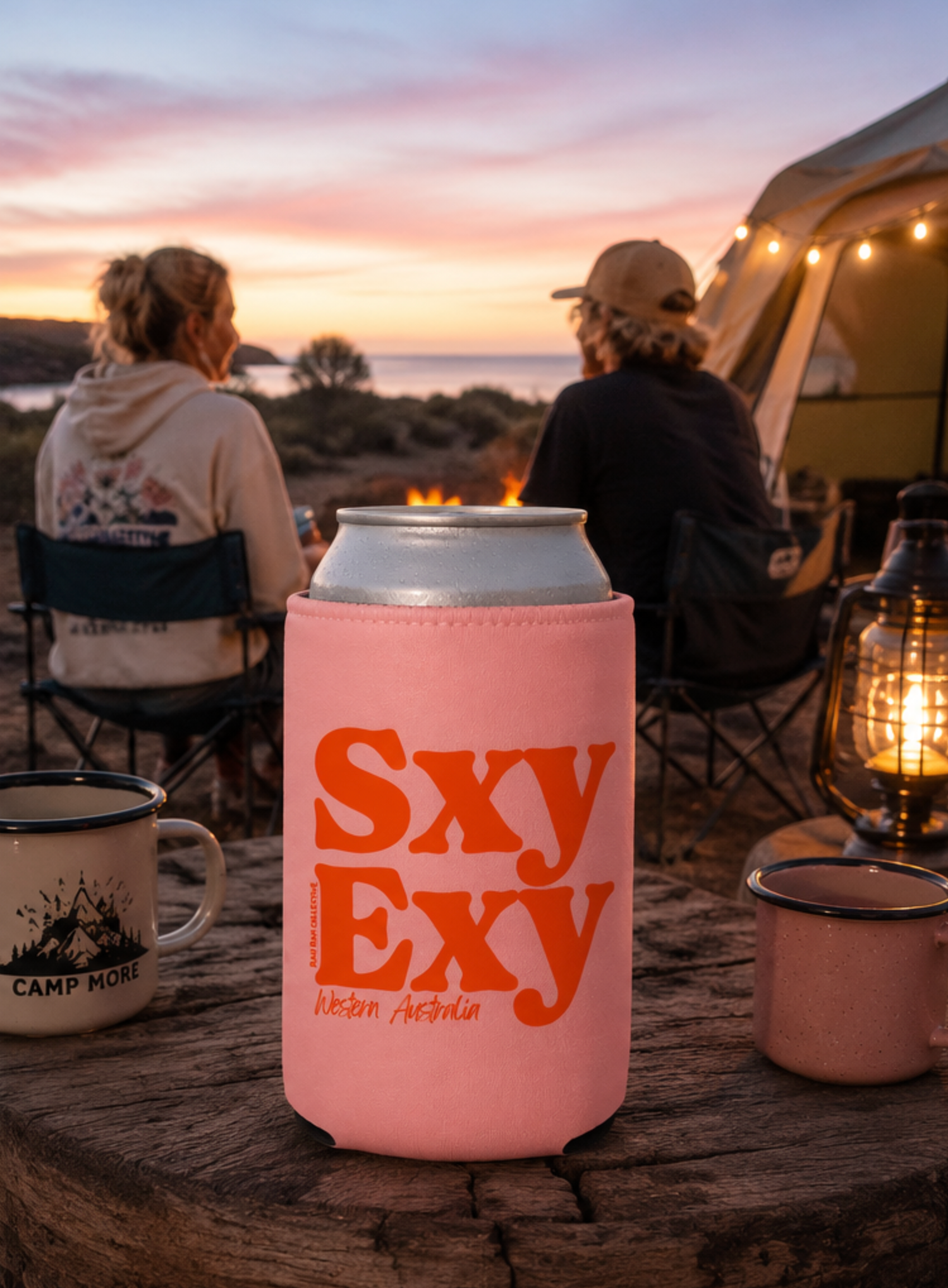 PINK STUBBY COOLER