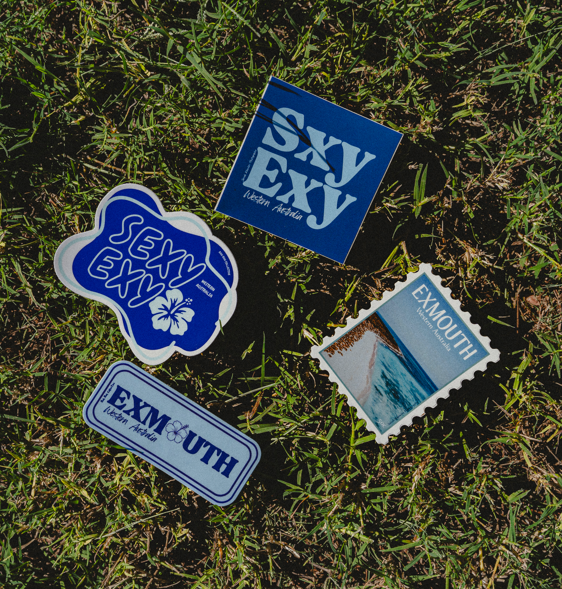 Exmouth Blue Sticker Pack